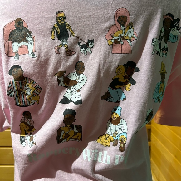BNWT RAPPERS WITH PUPPIES 🐶 TEE - Picture 5 of 7